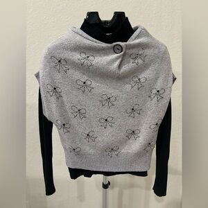 Stylish Layered Sweater and Top Combo -